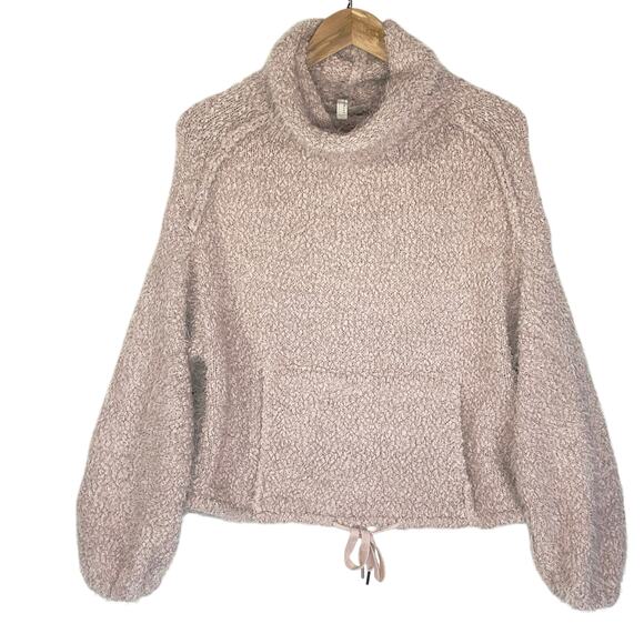 FREE PEOPLE Movement Cuddle Up Sweater Rose Pink size s/m - Picture 2 of 5